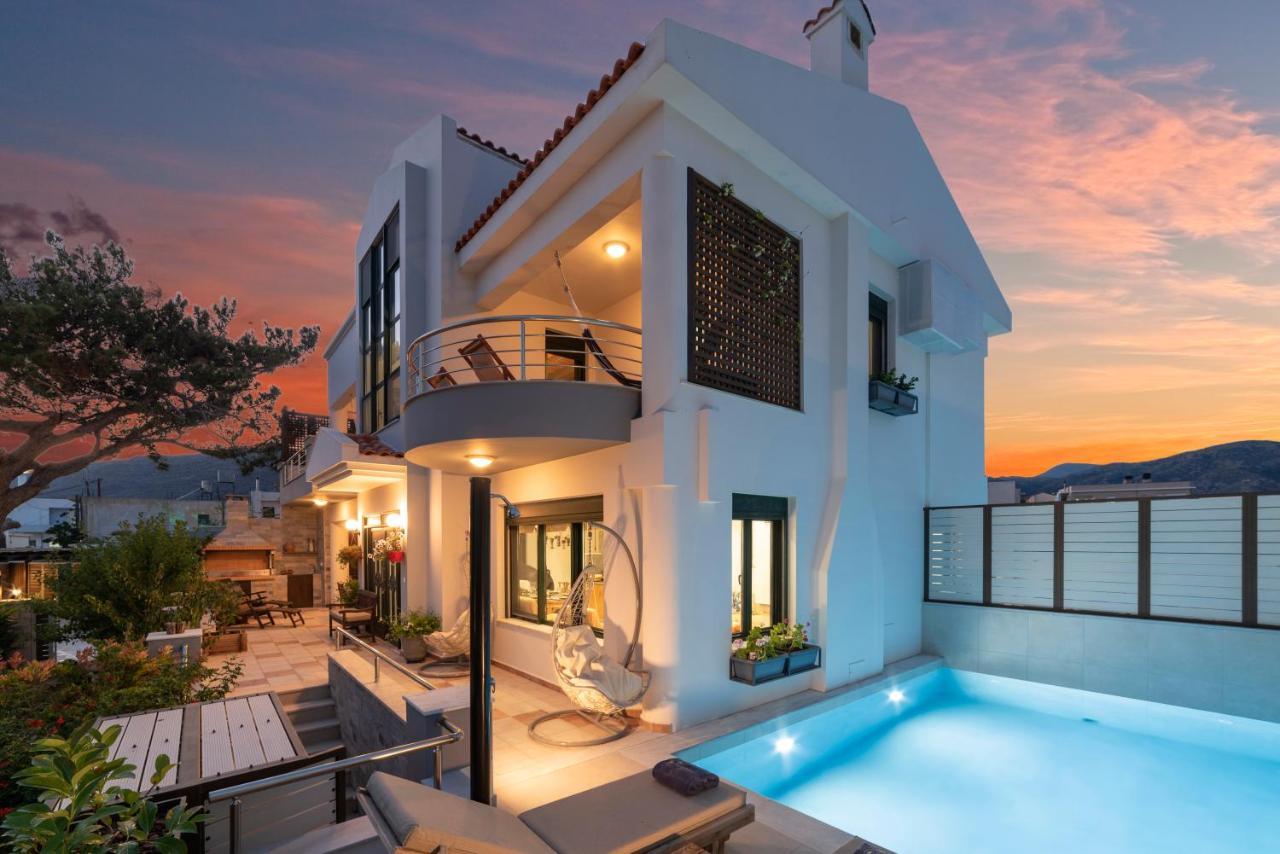 Paradisos Luxury Villas Next To Beach Koutsourás Kültér fotó