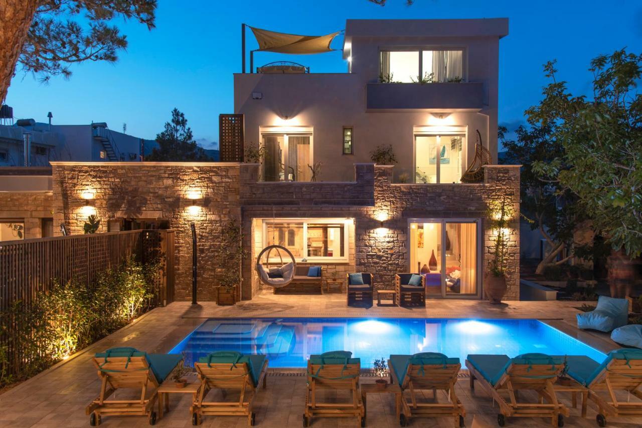 Paradisos Luxury Villas Next To Beach Koutsourás Kültér fotó