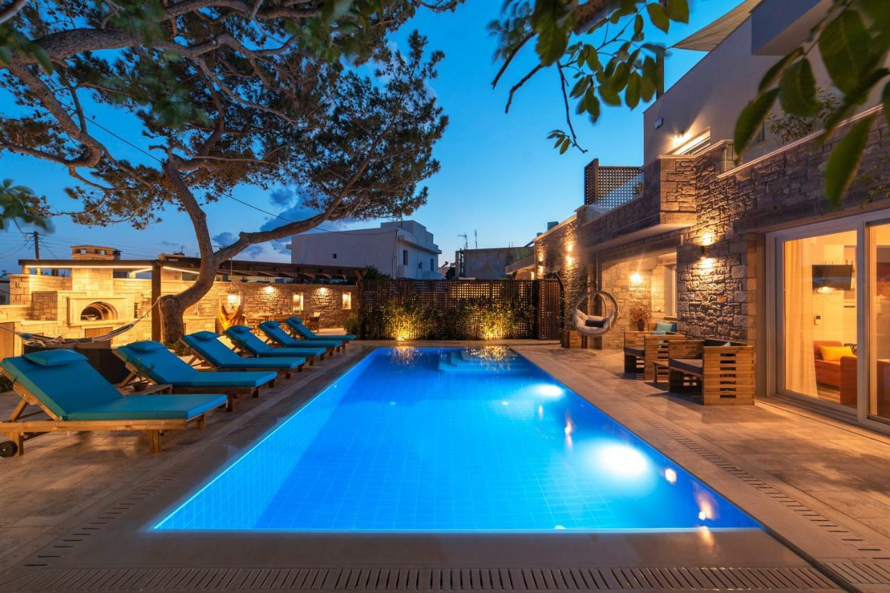 Paradisos Luxury Villas Next To Beach Koutsourás Kültér fotó